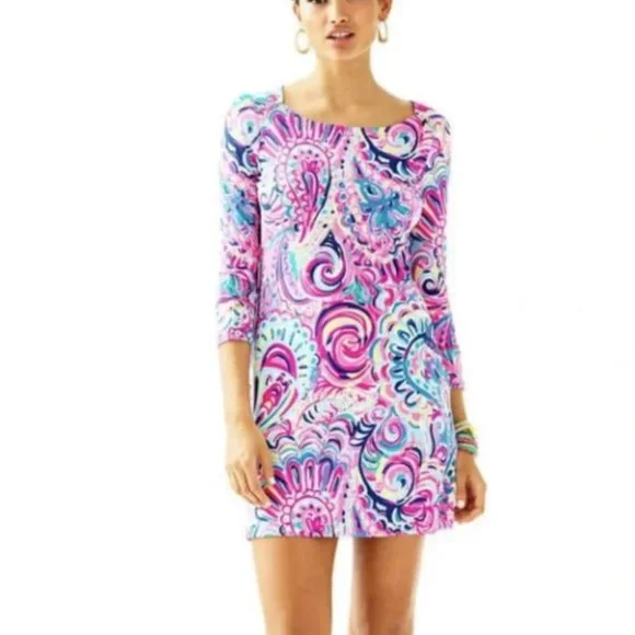 Lilly Pulitzer Dresses Lilly Pulitzer Sophie Dress Size Large Nwot In Psychedelic Sunshine Poshmark
